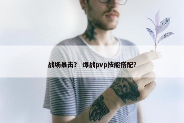 战场暴击? 爆战pvp技能搭配? 战场暴击? 爆战pvp技能搭配?