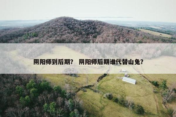 阴阳师到后期? 阴阳师后期谁代替山兔? 阴阳师到后期? 阴阳师后期谁代替山兔?