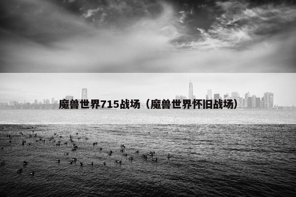 魔兽世界715战场(魔兽世界怀旧战场) 魔兽世界715战场(魔兽世界怀旧战场)