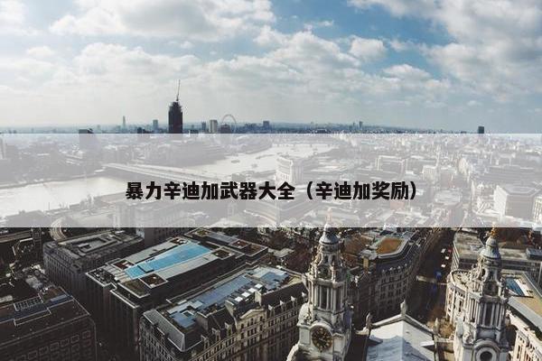 暴力辛迪加武器大全(辛迪加奖励) 暴力辛迪加武器大全(辛迪加奖励)