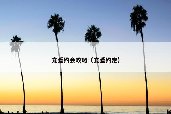 宠爱约会攻略（宠爱约定）