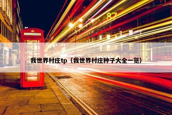 我世界村庄tp（我世界村庄种子大全一览）