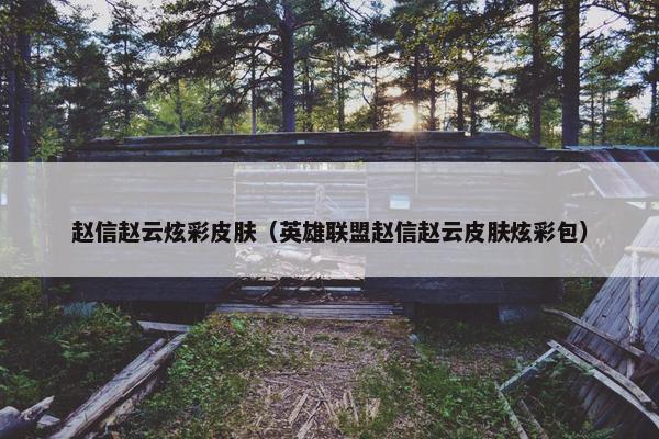 赵信赵云炫彩皮肤（英雄联盟赵信赵云皮肤炫彩包）