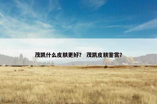 茂凯什么皮肤更好? 茂凯皮肤鉴赏? 茂凯什么皮肤更好? 茂凯皮肤鉴赏?