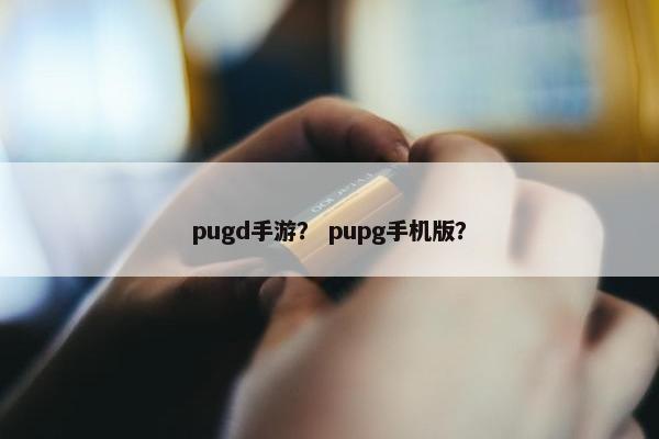 pugd手游? pupg手机版? pugd手游? pupg手机版?
