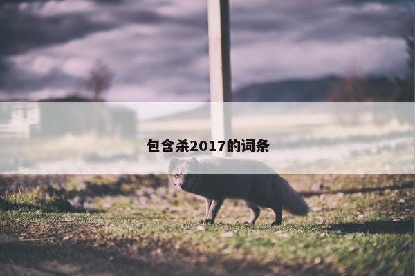 包含杀2017的词条