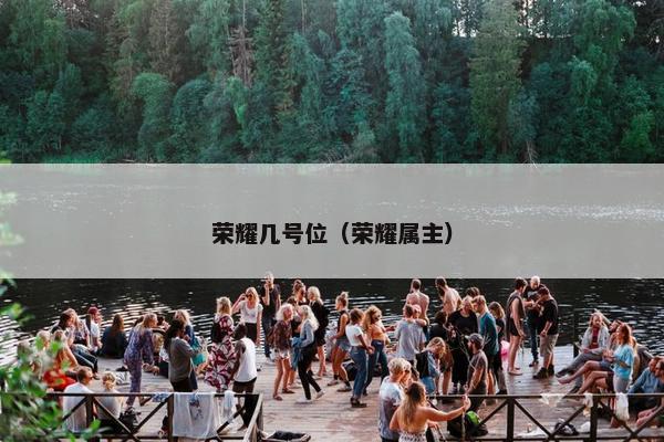荣耀几号位（荣耀属主）
