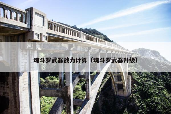 魂斗罗武器战力计算（魂斗罗武器升级）