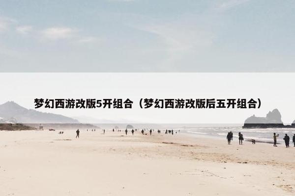 梦幻西游改版5开组合（梦幻西游改版后五开组合）