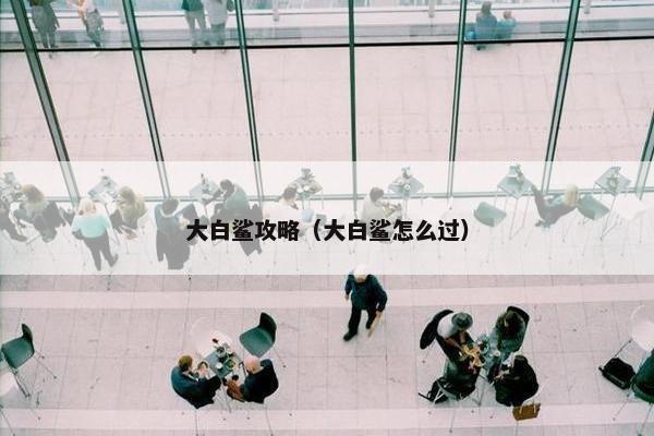 大白鲨攻略（大白鲨怎么过）