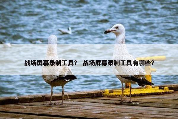 战场屏幕录制工具？ 战场屏幕录制工具有哪些？
