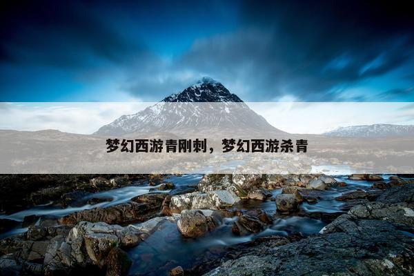 梦幻西游青刚刺，梦幻西游杀青