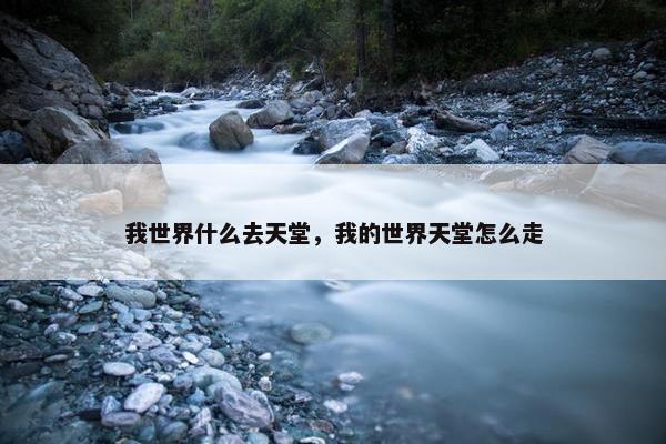我世界什么去天堂，我的世界天堂怎么走