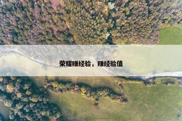 荣耀赚经验，赚经验值