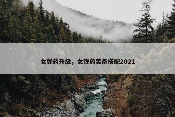 女弹药升级，女弹药装备搭配2021