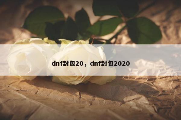 dnf封包20，dnf封包2020