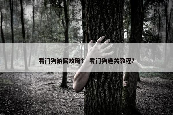 看门狗游民攻略？ 看门狗通关教程？
