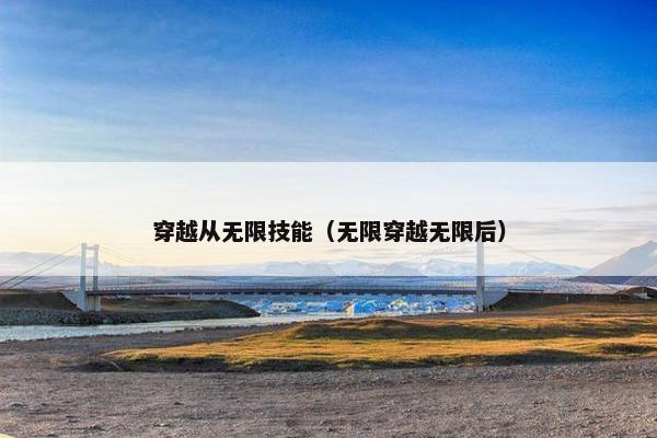 穿越从无限技能（无限穿越无限后）