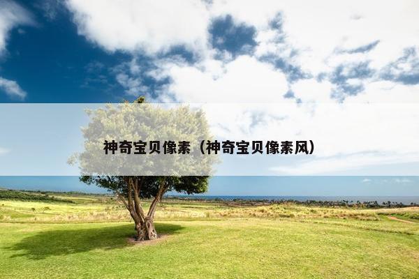 神奇宝贝像素（神奇宝贝像素风）