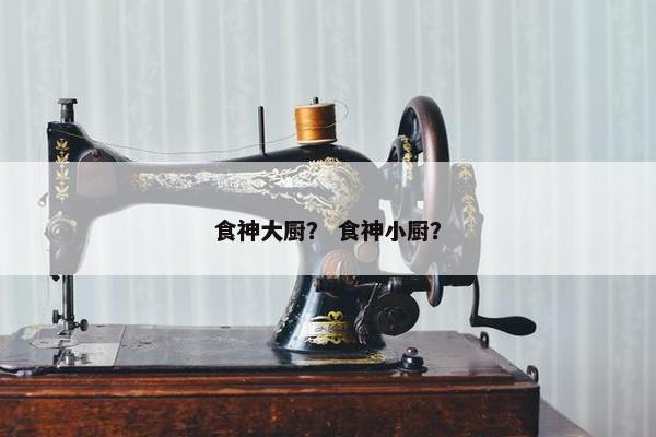 食神大厨？ 食神小厨？