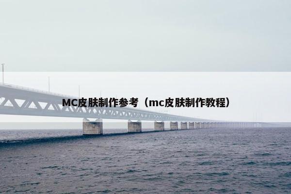 MC皮肤制作参考（mc皮肤制作教程）
