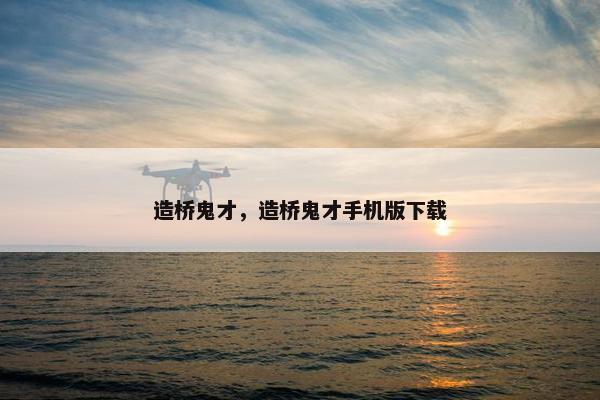造桥鬼才，造桥鬼才手机版下载