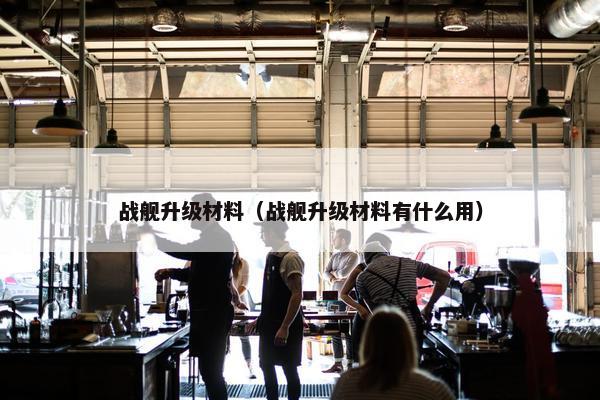 战舰升级材料（战舰升级材料有什么用）