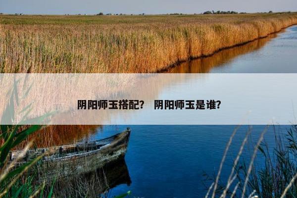 阴阳师玉搭配？ 阴阳师玉是谁？