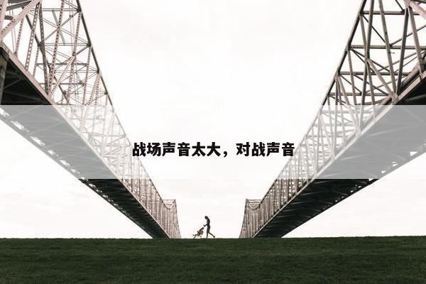 战场声音太大，对战声音