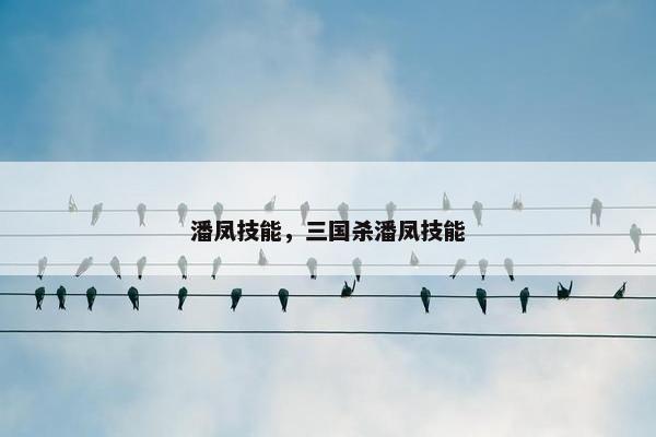 潘凤技能，三国杀潘凤技能