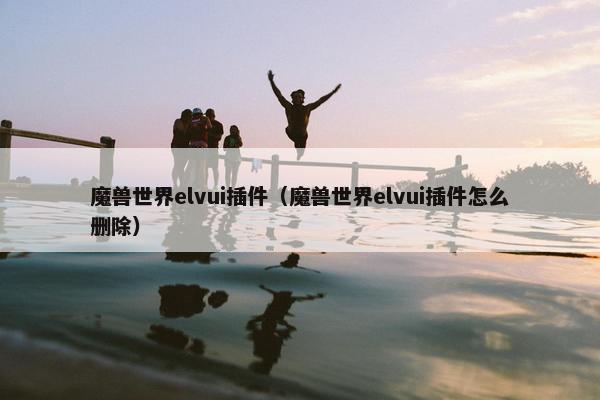 魔兽世界elvui插件（魔兽世界elvui插件怎么删除）