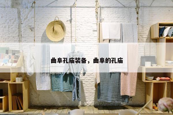 曲阜孔庙装备，曲阜的孔庙