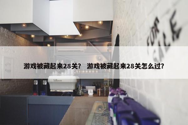 游戏被藏起来28关？ 游戏被藏起来28关怎么过？