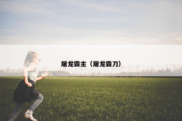 屠龙霸主（屠龙霸刀）