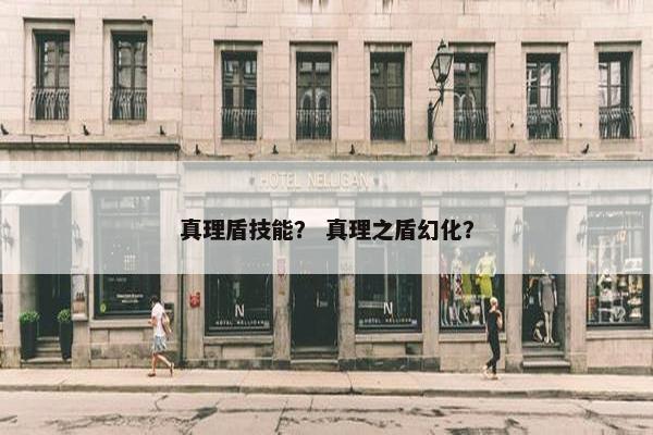 真理盾技能？ 真理之盾幻化？