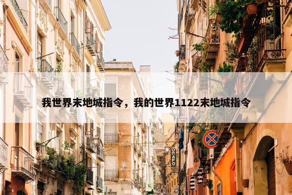 我世界末地城指令，我的世界1122末地城指令