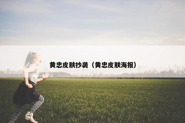 黄忠皮肤抄袭（黄忠皮肤海报）