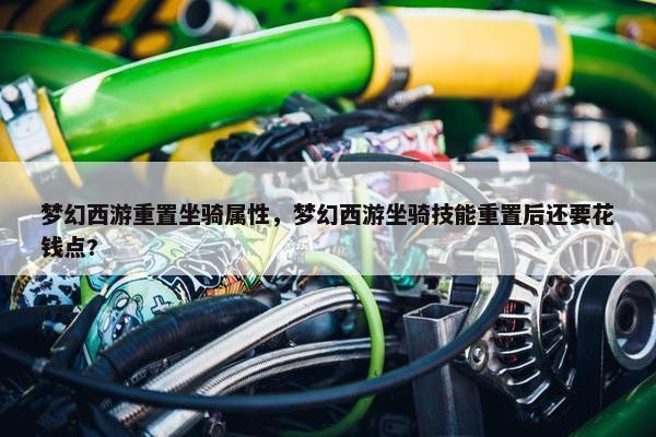梦幻西游重置坐骑属性，梦幻西游坐骑技能重置后还要花钱点?
