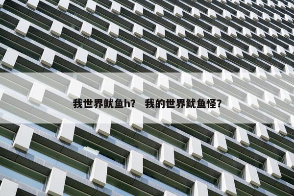 我世界鱿鱼h？ 我的世界鱿鱼怪？