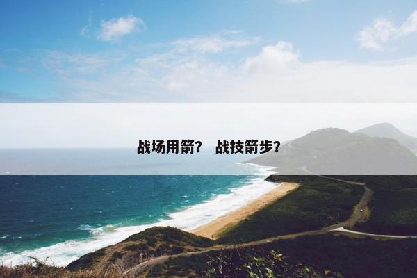 战场用箭？ 战技箭步？