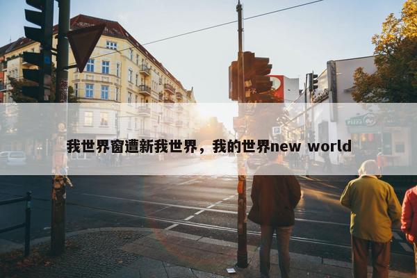 我世界窗遭新我世界，我的世界new world