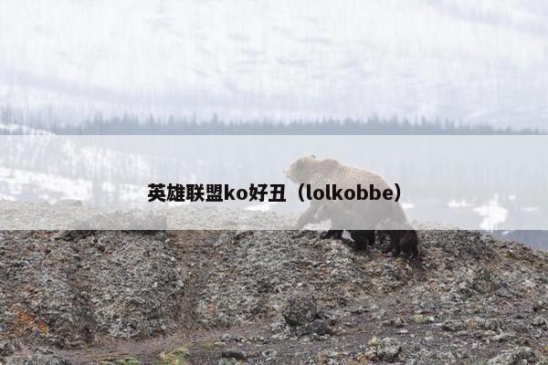 英雄联盟ko好丑（lolkobbe）
