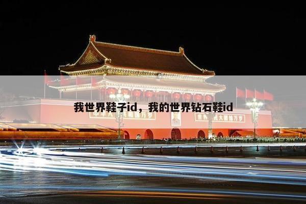 我世界鞋子id，我的世界钻石鞋id