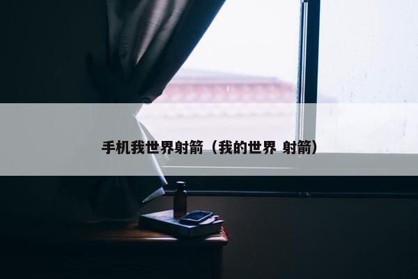 手机我世界射箭（我的世界 射箭）