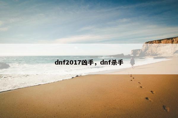 dnf2017凶手，dnf杀手